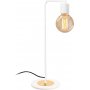 Harput bordlampe - Hvit/gull