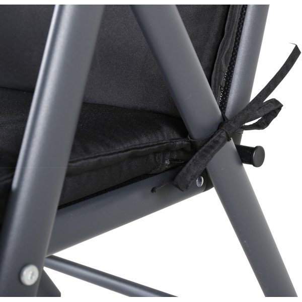 Hjemmepute 5-posisjon med hodepute - Sort Hjemmepute 5-posisjon med hodepute - Sort