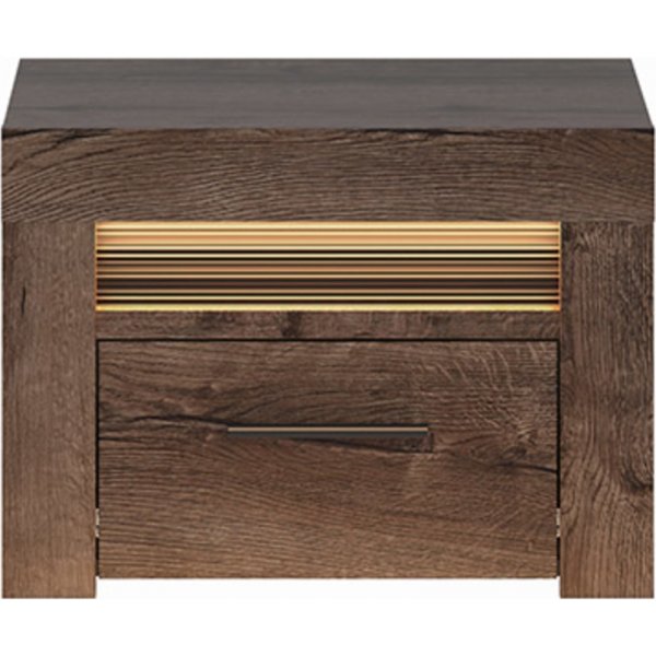 Baylar nattbord - Mørk eik Baylar nattbord - Mørk eik