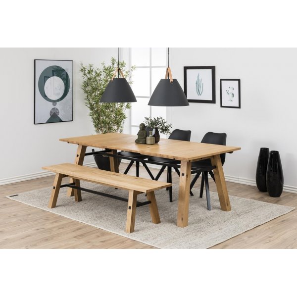 Stockholm benk - Eik Stockholm benk - Eik