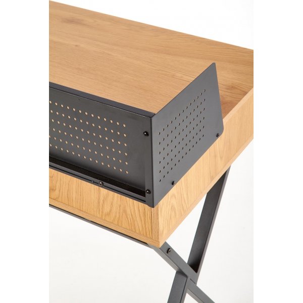 Skrivebord Stalas - Eik og svart Skrivebord Stalas - Eik og svart