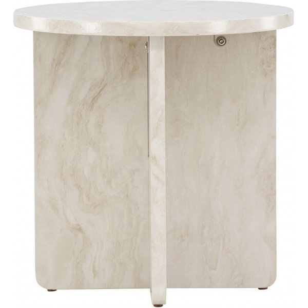 Ålesund sidebord Ø50 cm - Beige Ålesund sidebord Ø50 cm - Beige